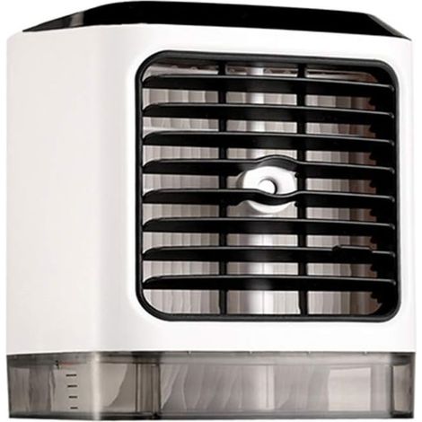 Refroidisseur D'air Portable - 3 Vitesses - Réservoir 0,5 L - Humidificateur Et Ventilateur - USB Alimenté - Pour Bureau Chambre Cuisine (1/5)