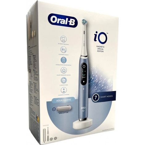 Braun Oral-B iO Series 9 Aqua Marine Set hellblau elektrische Zahnbürste"-"183780331