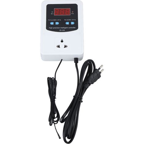 Régulateur de température numérique 1500W 10A écran LCD thermostat digital pour incubateur brasserie serre prise EU 220V (1/5)