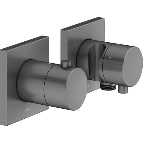 Kit de thermostats - ÉDITION 11 UP pour 3 appareils, noir chromé brossé