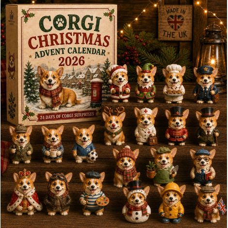 Boîte surprise de Noël Corgi (calendrier de l'Avent de 24 jours)