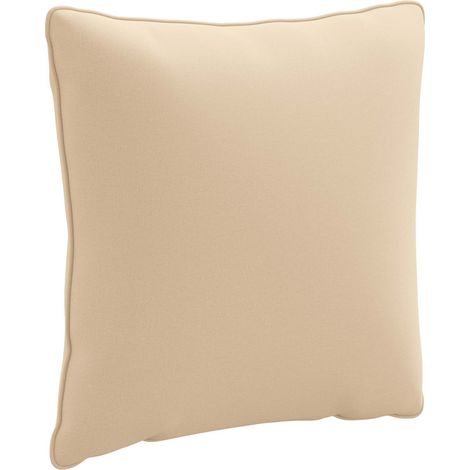 1-Piece Back Cushion PUTTEN 100% Polyester Cream vidaXL (1/5)
