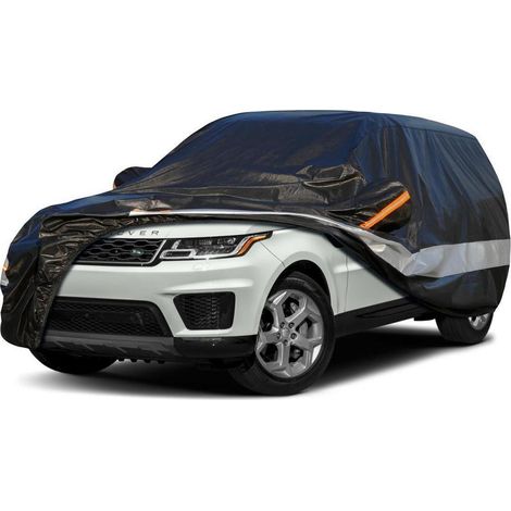 10-Schicht Autoabdeckung wasserdicht atmungsaktiv für Range Rover (2002-2023) Schwarz (1/5)