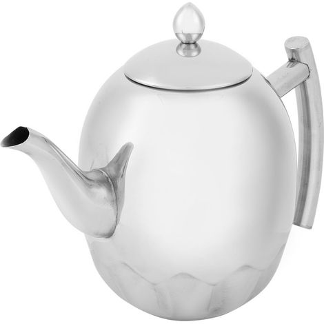 Bouilloire En Acier Inoxydable - Compatible Gaz Et Induction - Filtre Intégré Pour Thé Et Café - Capacité 1 Litre (1/5)