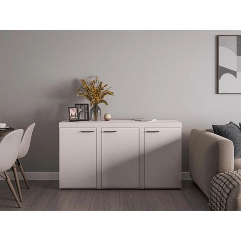 AX LIVING Sideboard Wohnzimmer Spacoro 3T – Stilvolle, Modern in Beige