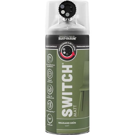 Rust-Oleum Sprühlack Switch 400 ml waldland grün matt Lackspray (1/2)