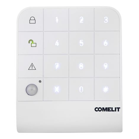 Tastiera radio soft-touch wireless per centrali NEXUS Comelit RFKP