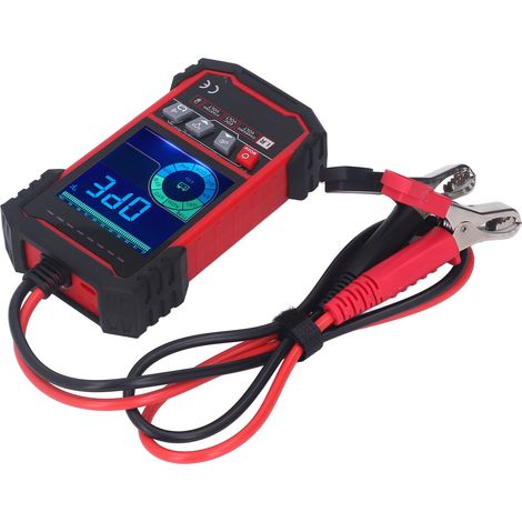 12V/24V-Batterietester mit Farbdisplay, Kfz-Ladeanalysator, Kapazitätsdetektor und Amperemeter (1/5)