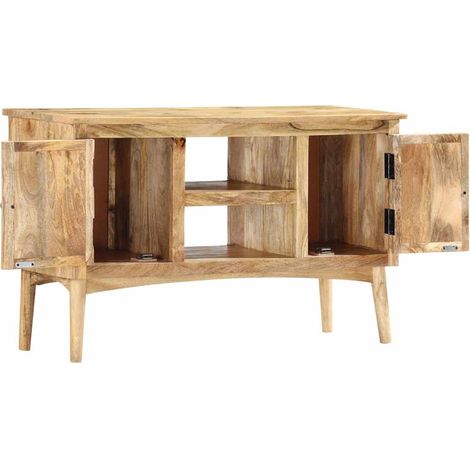 Maison Exclusive - Credenza 100x35x60 cm in Legno Massello di Mango (1/5)