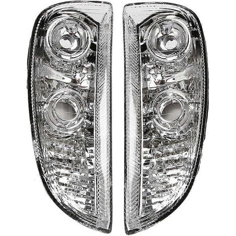Tagfahrlicht, Blinker und Nebelscheinwerfer vorne links und rechts für Porsche Cayenne 2007-2010, Teilenummern 95563118202 und 95563118102 (1/5)