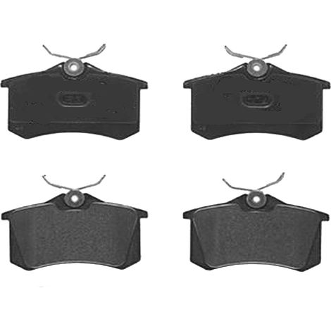 KIT PASTIGLIE FRENO POSTERIORI compatibile con VW CADDY III MVP / SPACE WAGON (2KB,2KJ,2CB,2CJ) / PASTIGLIE FRENANTI AUTO OEM P 85 020  P 85 114  P 85 073 , / SOSTITUZIONE DIRETTA / BASSA POLVERE / SI