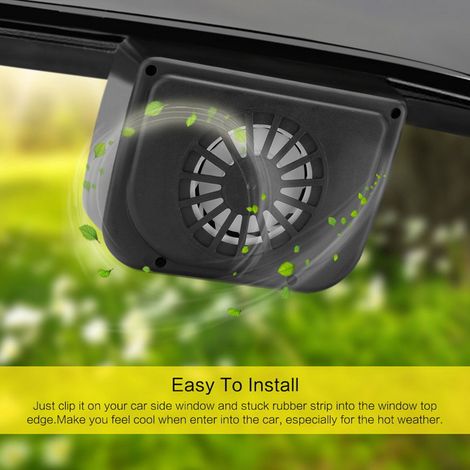 Ventilateur échappement voiture énergie solaire 600 tr/min, ventilation et refroidissement temps chaud (1/5)