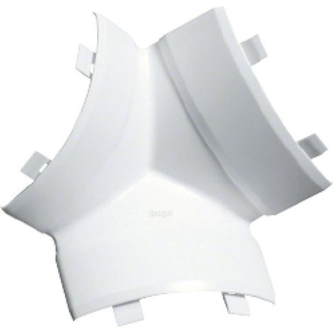 Angoli interni 3D per modanature 40 x 40 mm, bianco, tehalit TEHALIT