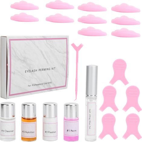 Kit professionnel de permanence de cils doux, longue tenue, lifting et courbure des cils, soin de croissance, outils de maquillage 27ml (1/5)