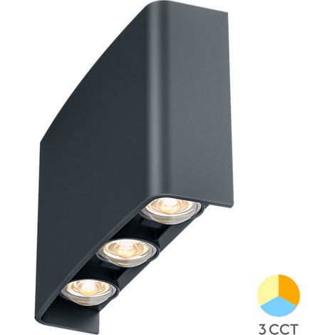 Applique murale extérieure 6W 480lm 3CCT IP65 (1/5)
