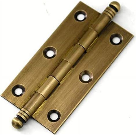 Cerniere decorative (set da 2) per ante di mobili da cucina, finitura bronzo ottone anticato (1/5)