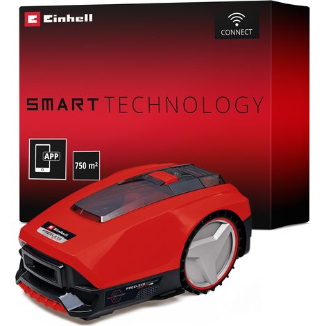 Einhell Mähroboter FREELEXO SMART 750 Power X-Change (Smarte Vernetzung, wetterabhängige Mähzeitberechnung, bis 750 m², Second Area Modus, inkl. Installationskit) (1/8)