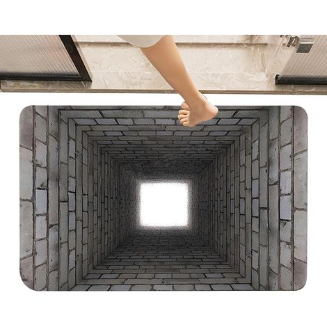 CCYKXAIllusion Anti-slip Rug 80 x 50 cm Floor Mat with Hole for Home, Entrance, Living Room, Bedroom, Hallway, Birthday, Thanksgiving, Holidays (1/5)