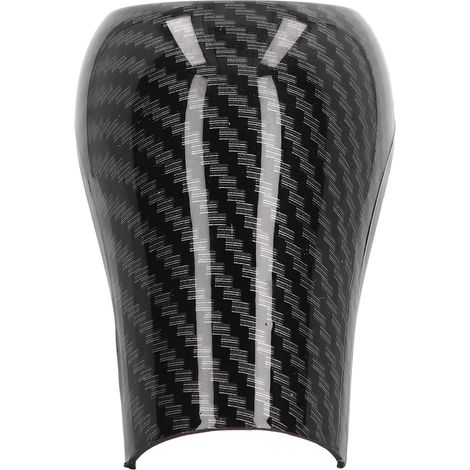 Cache-pommeau de levier de vitesse style fibre de carbone, autocollant de remplacement pour Mercedes-Benz Classe A et Classe C (1/5)