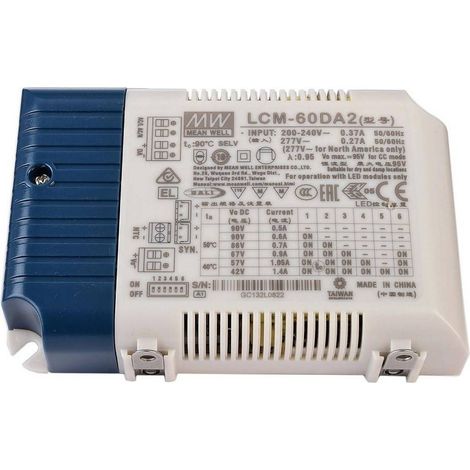 TrAdE Shop Traesio - Alimentatore Max 60 W Multicorrente Led Driver Dimmerabile Lampade Faretti Push - (1/3)