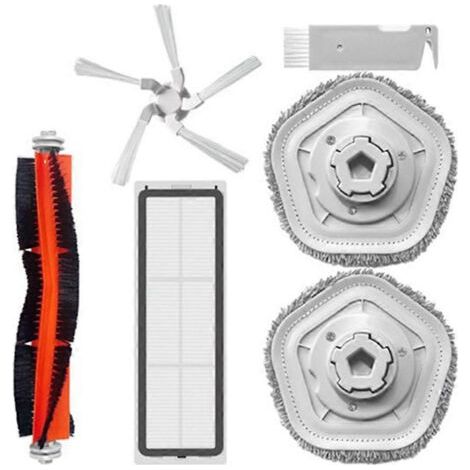 Brosse principale, filtre HEPA et lingette de nettoyage pour robot aspirateur et laveur Xiaomi Dreame Bot W10/W10 Pro