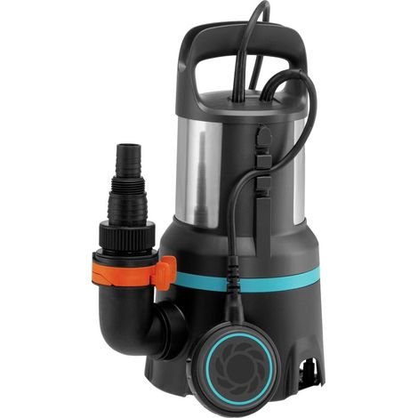 Gardena Schmutzwasserpumpe 16000 inkl. Anschlussschellensatz Wasserpumpe Pumpe (1/2)