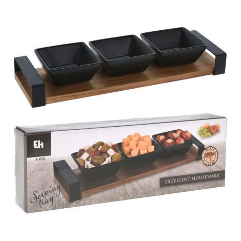 BOL DEGUSTACION 4PZ CERAMICA