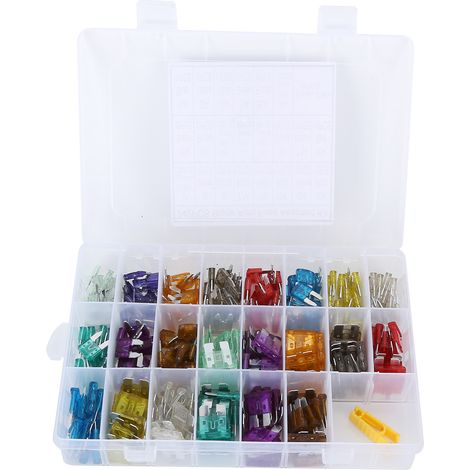 243Pcs Fuses Classification Kit CorrosionResistant Marine Automotive Replacement Accessories