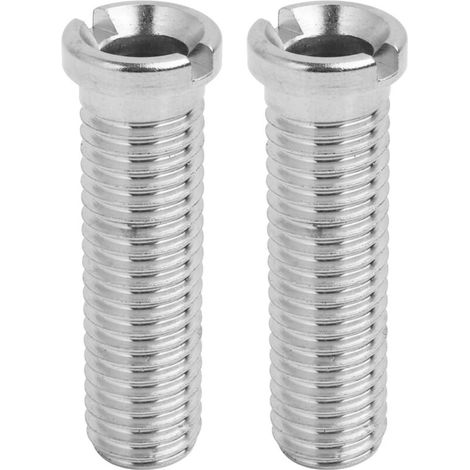 Tornillos de acero inoxidable para cesta de fregadero (2 piezas), M12 x 70 mm, compatibles con desagües de válvula. Tornillos huecos y tornillos para tapón de desagüe.