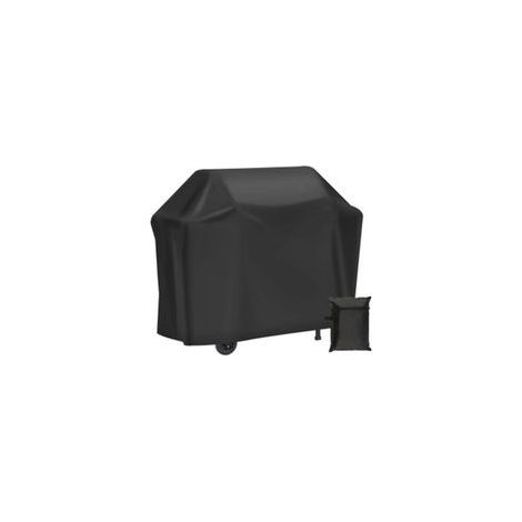 (145x61x117cm) Housse Barbecue, Housse Bâche Résistante de 210D Oxford Protection BBQ Couverture de Grill AntiUV/Antil'eau/Antil'Humidité