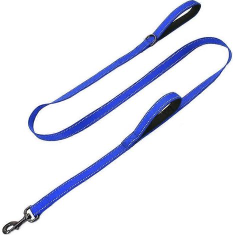 Corde de traction réfléchissante épaisse en nylon double couche pour chiens de grande et moyenne taille - Style 3 - 180 cm (1/5)