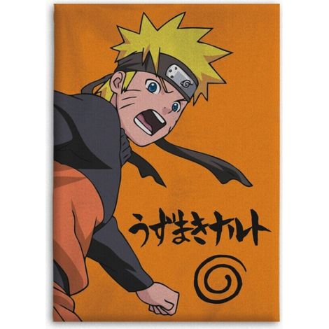Plaid polaire Naruto - Orange (1/2)