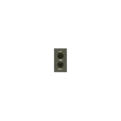 Doppia Presa Ave Punto-Linea Noir (Ave Cod. 45342-2)