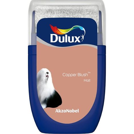Dulux Retail Matt Emulsion Tester Paint Pot - 30ml - Copper Blush