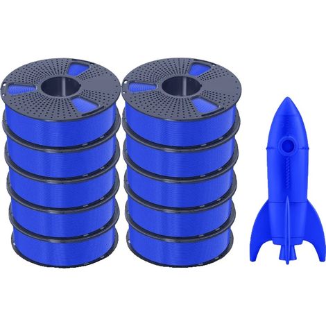 Filamento PLA ad alta velocità, diametro 1,75 mm, temperatura di stampa 180-190℃, 100% senza bolle. (1/2)