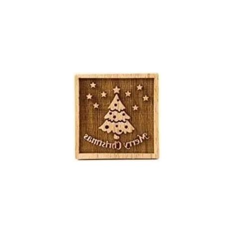 Patisse Weihnachtsbaum Holzstempel 5,5x5,5 cm