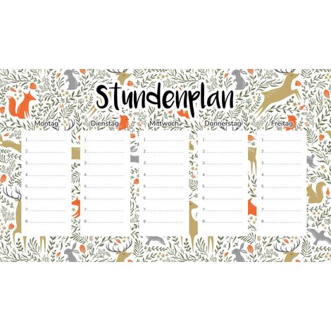 Piano di lezione magnetico Spring Glade 45x26 cm