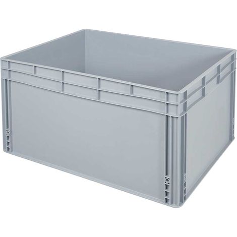 BRB Eurobehälter mit Griffleisten, LxBxH 800x600x420 mm, 172 Liter, lebensmittelecht, Industriequalität (1/2)