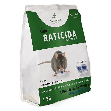Ratialide commercial Mida Veneno Matarratas Prђt љ l'emploi Leal et coffre-fort, sac 1 kg
