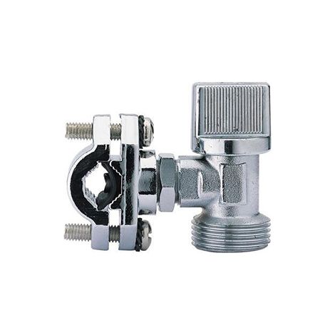 Riquier – Robinet autoperceur 10 à 16 mm 7311 – Laiton chromé – Raccord 1/4 de tour – Installation rapide et facile (1/2)