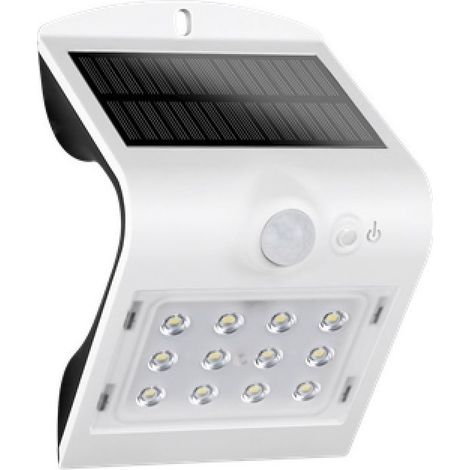 Aplique LED solar con sensor Lane (1,5W) Blanco (1/3)