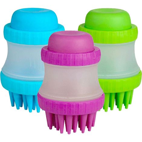 221158 Cepillo de silicona Gentle Dog Washer dispensador de jabón para perros (1/5)