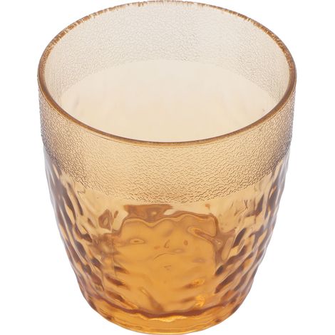 Verre à bière en acrylique transparent, gobelet PC incassable, tasse résistante aux chutes pour restaurants, bars, fêtes et famille (couleur cuivre) (1/5)