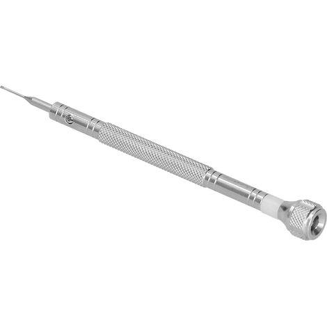 Tournevis plat à tête plate, portable et précis pour la réparation de montres et de bijoux, 0,6 mm / 0,02 po (1/5)
