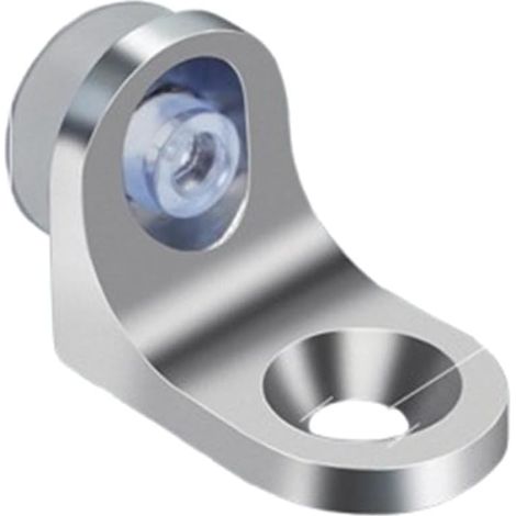 Silbernes Metall-Wanddübel-Set für Küchenschränke (17,6 mm, 10 Stück) (1/5)
