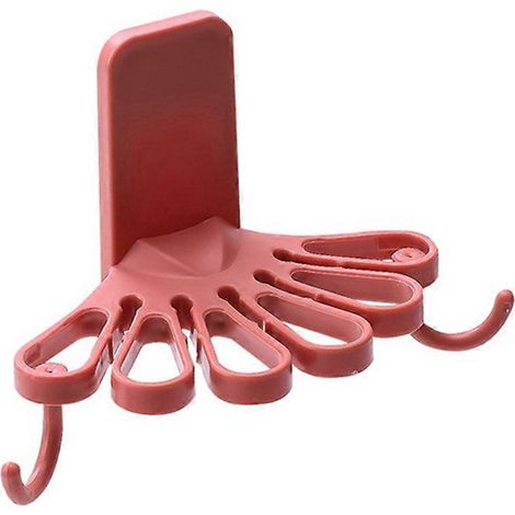 Porte-torchons de cuisine en forme de fleur avec crochet de rangement D-- (1/5)