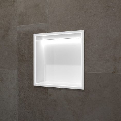 Hornacina de ducha INDIC con LED blanco (1/3)