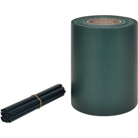 Brise Vue pour Balcon Jardin Terrasse, Écran d'intimité de jardin, PVC 70 x 0,19 m Vert OIB1094E (1/5)