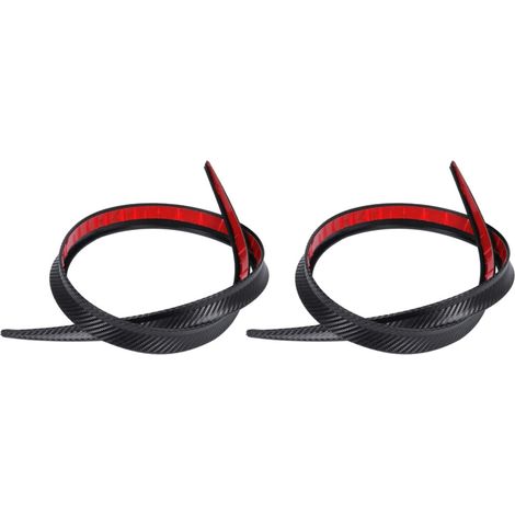 2X Spoiler de Toit Universel 1.2 M Becquet D'Aile de Queue en Fibre de Carbone Aileron de Coffre Arrière