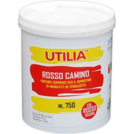 6PZ IDROPITTURA COTTO E MATTONI ROSSO CAMINO ml. 750